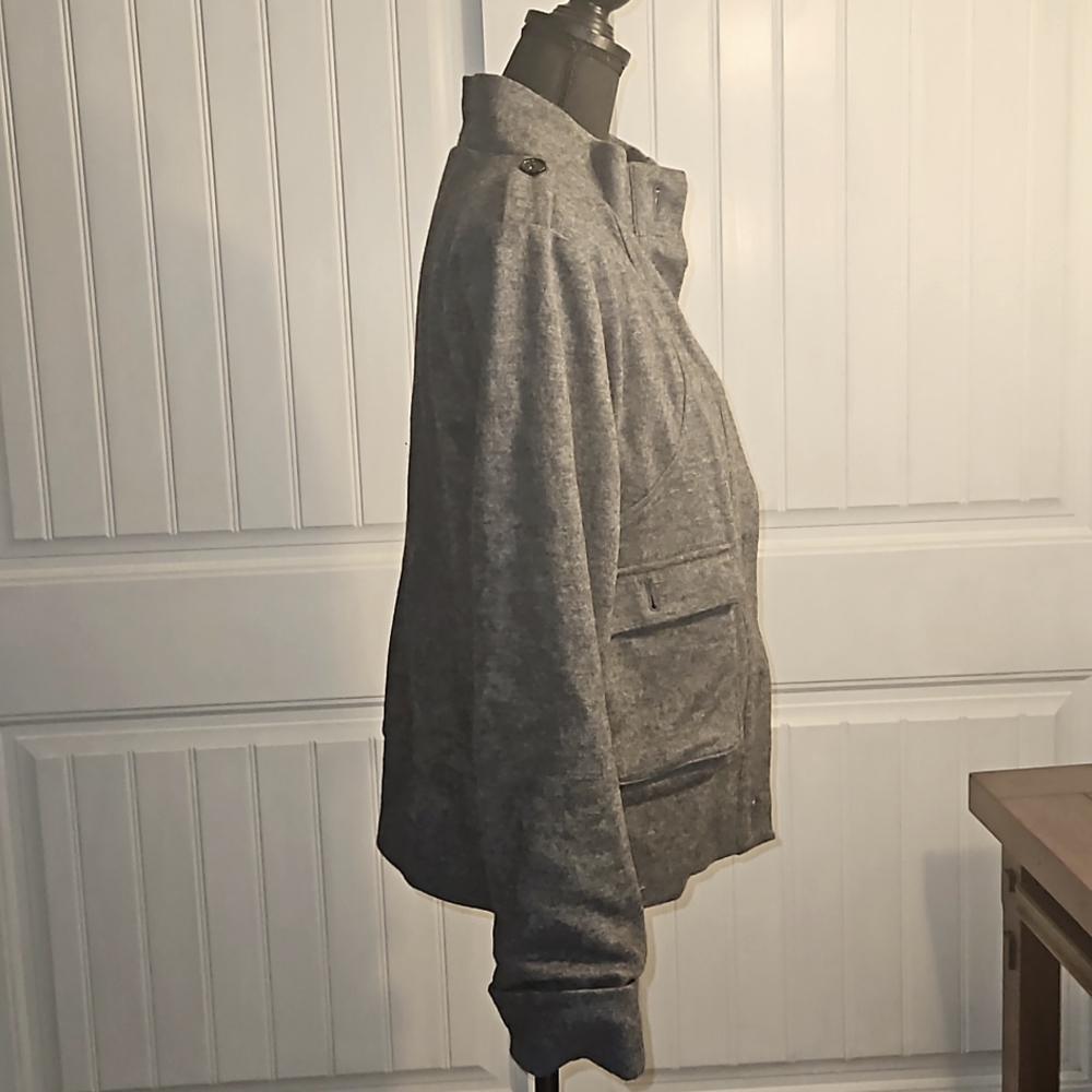 Alice Ritter Grey Wool Jacket, Size 4 - Picture 3 of 12